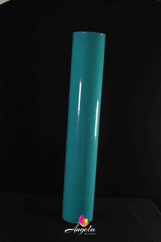 Vaso Cilindro Azul - Alto